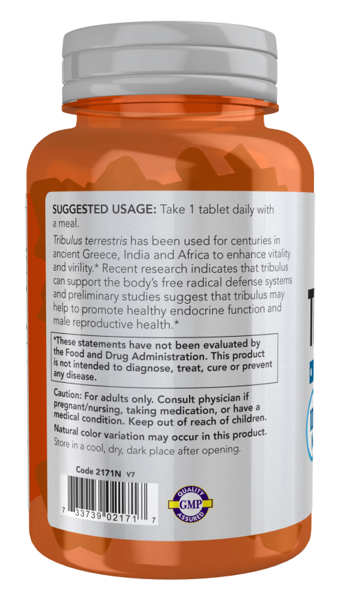NOW Foods Tribulus 1000 mg - Dvostruka Snaga Za Reproduktivno Zdravlje
