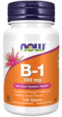 NOW Foods Vitamin B-1 100 mg – Podrška Za Energiju i Nervni Sistem - Dobrobit