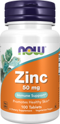NOW Foods Cink 50 mg– Podrška Imunitetu i Zdravlju Ćelija - Dobrobit