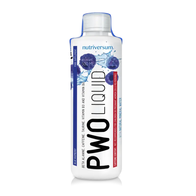 Nutriversum PWO Liquid 500ml – Formula Sa Kofeinom Za Fokus i Energiju