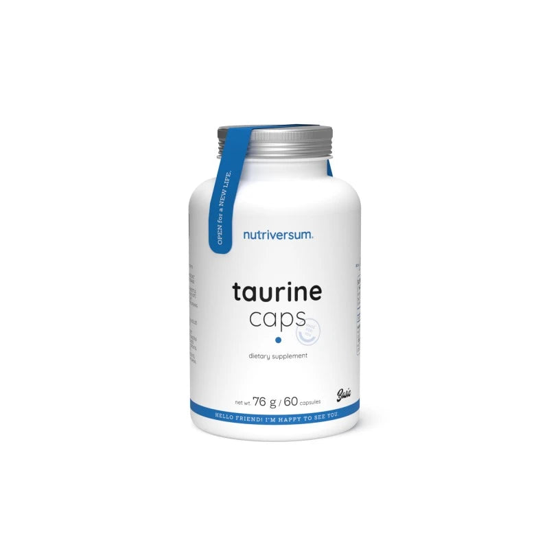 Nutriversum Taurine 1000mg – Aminokiselina Za Povećanje Snage i Oporavak Mišića