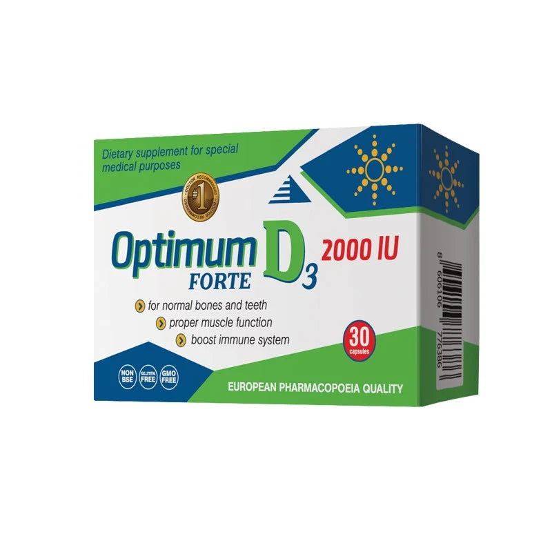 Optimum D3 2000 IU FORTE – Vitamin D3 za kosti i imunitet