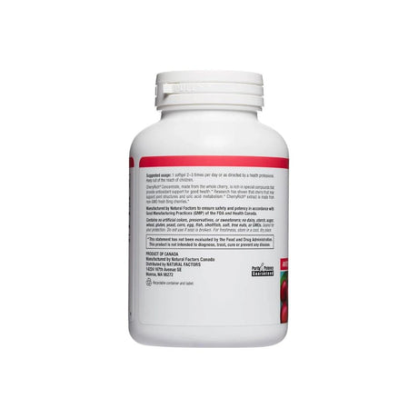 Natural Factors Organic CranRich Cranberry 500 mg kapsule