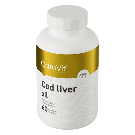 OstroVit Cod Liver Oil 60 Kapsula – Podrška Imunitetu, Kostima i Vidu