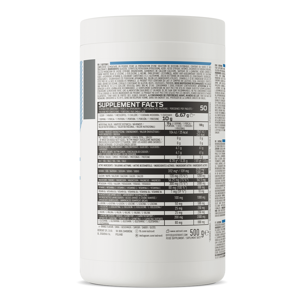 OstroVit Isotonic 500g – Hidratacija i Energija