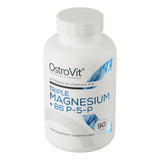 OstroVit Triple Magnesium + B6 P-5-P 90 Kapsula – Podrška Nervnom i Mišićnom Sistem