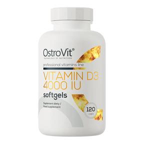 OstroVit Vitamin D3 4000 IU – 120 kapsula za Imunitet i Kosti - Dobrobit