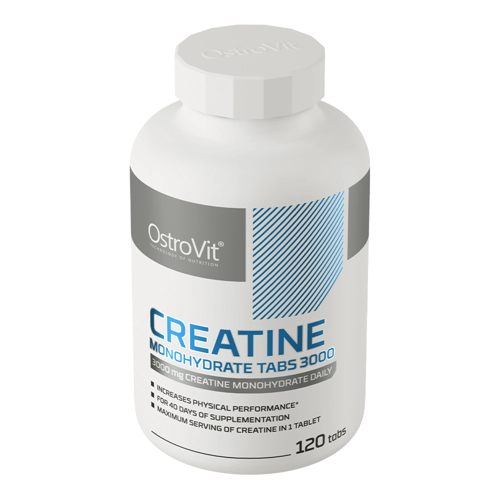 OstroVit Kreatin Monohidrat 3000 mg, 120 tableta – Snaga, performanse i oporavak - Dobrobit