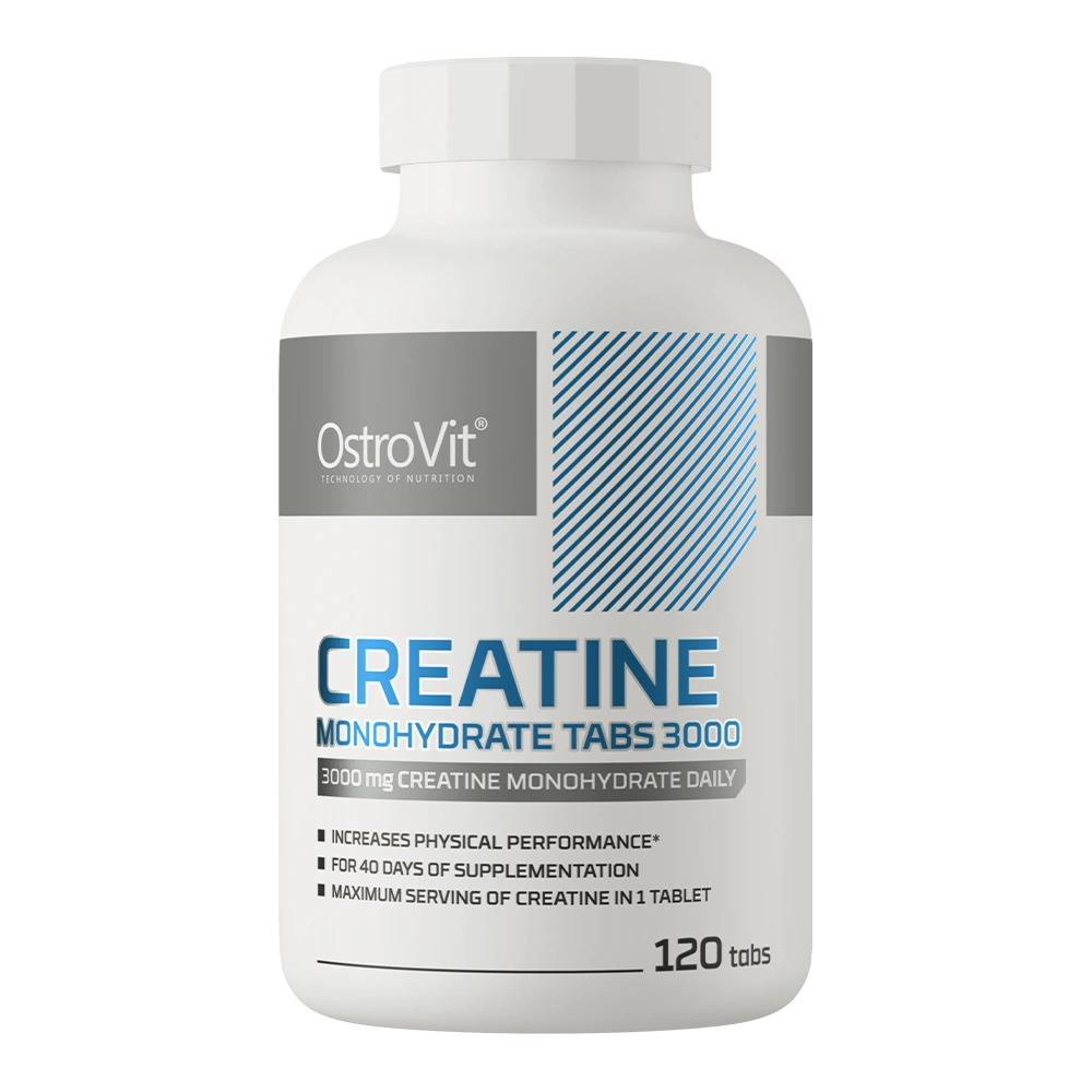 OstroVit Kreatin Monohidrat 3000 mg, 120 tableta – Snaga, performanse i oporavak - Dobrobit