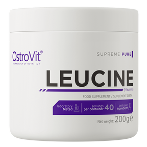 OstroVit Leucin 200 g Natural – Podrška Mišićnom Rastu i Regeneraciji - Dobrobit