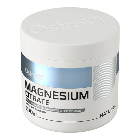 OstroVit Magnezijum Citrat 200 g Natural – Podrška Mišićima i Nervnom Sistemu