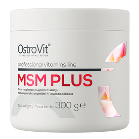 OstroVit MSM Plus 300 g Natural – Podrška Zglobovima, Koži i Kosi - Dobrobit