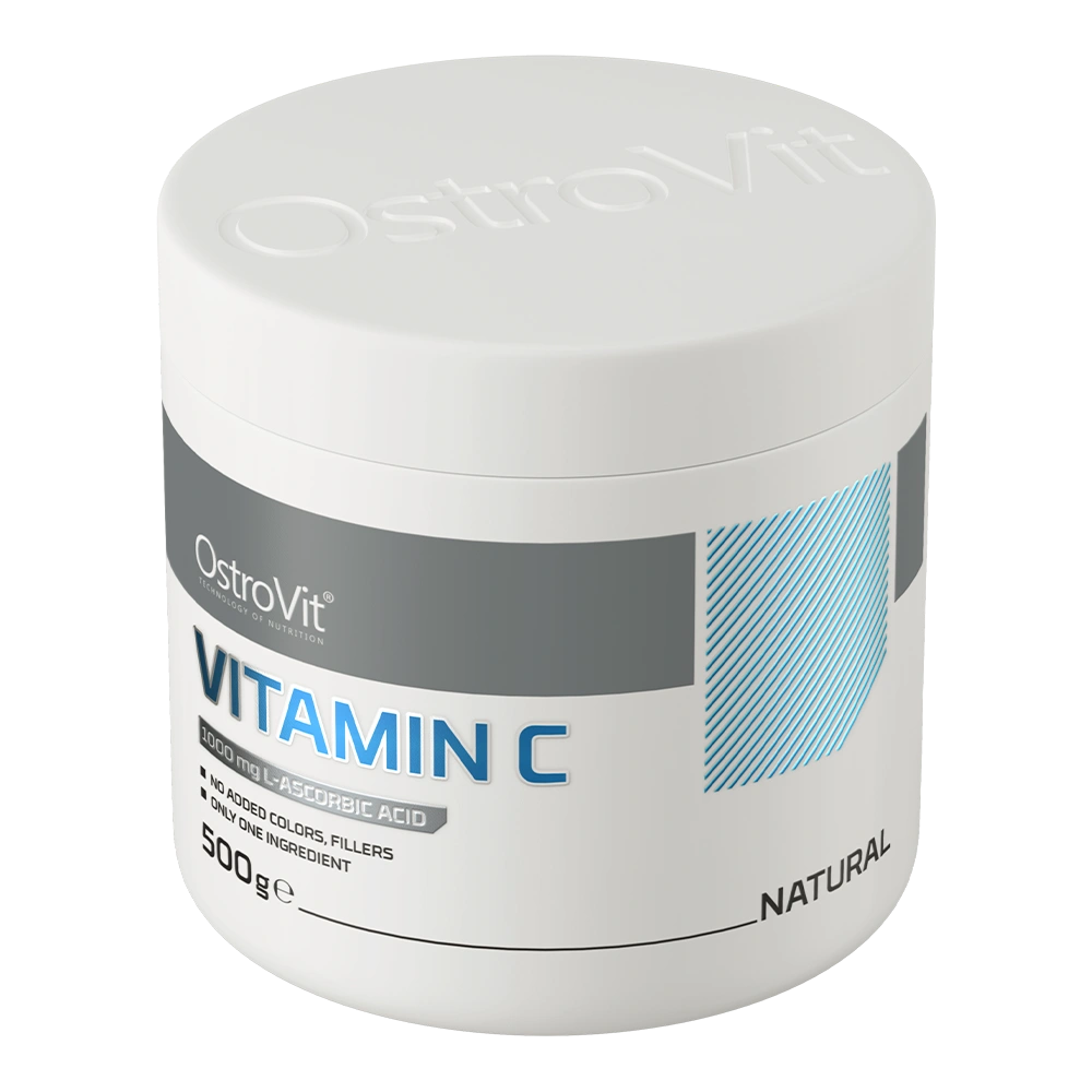 OstroVit Vitamin C 500g Natural – Maksimalna Potentnost u Prahu bez Aditiva