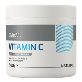 OstroVit Vitamin C 500g Natural – Maksimalna Potentnost u Prahu bez Aditiva - Dobrobit