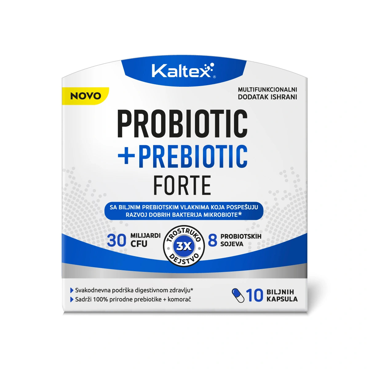 Kaltex PROBIOTIC Forte: 30 Milijardi CFU za Brzu Obnovu Creva i Imunitet