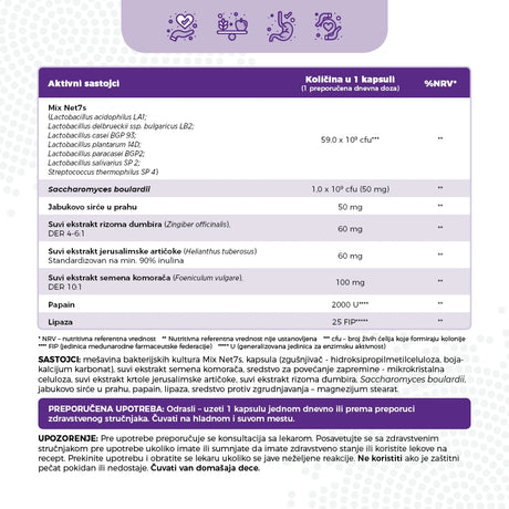 Kaltex PROBIOTIC MD 60 Milijardi: META-DETOX & SLIM-ACTIVE Formula