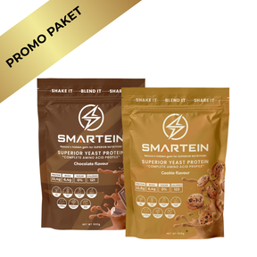 SMARTEIN Čokolada + Cookie – Premium Protein iz Kvasca (2 x 500 g) - Dobrobit