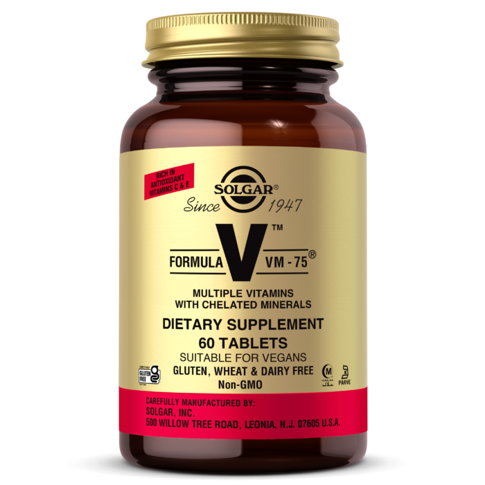Solgar Formula V Vm-75, Multivitamini Sa Helat Mineralima –  Podrška Zdravlju - Dobrobit