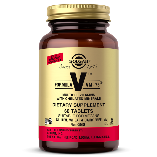 Solgar Formula V Vm-75, Multivitamini Sa Helat Mineralima –  Podrška Zdravlju - Dobrobit