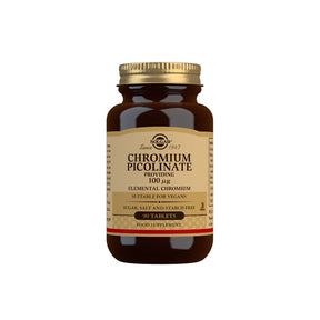 Solgar Hrom Pikolinat 100 mcg – Za Normalnu Koncentraciju Glukoze u Krvi - Dobrobit