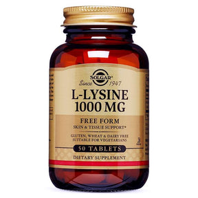 Solgar L-Lysine, 1000 mg – Podrška Imunitetu i Zdravlju Kože - Dobrobit