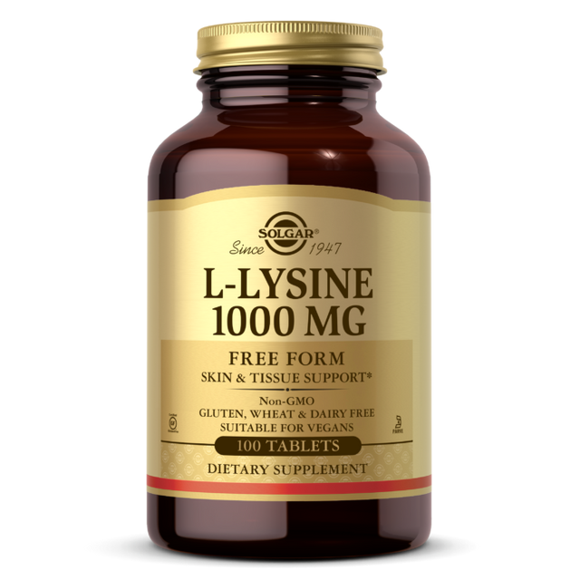 Solgar L-Lysine, 1000 mg – Podrška Imunitetu i Zdravlju Kože - Dobrobit