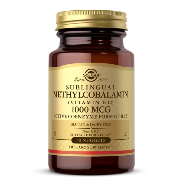 Solgar Methylcobalamin (Vitamin B12) 1000 mcg – Zdravlje Nervnog Sistema - Dobrobit