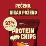 QNT Protein Chips 50g – Zdrav Hrskavi Čips sa 33% Proteina Bez Prženja