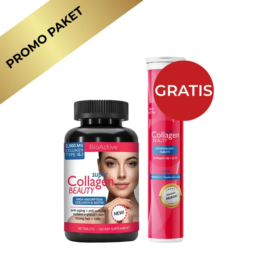 Aleksandar MN Super Collagen Beauty 60 tableta + GRATIS šumeće tablete