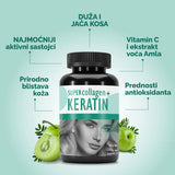 Aleksandar MN Super Collagen + Keratin – Kolagen, keratin i biotin za kosu | 60 kapsula