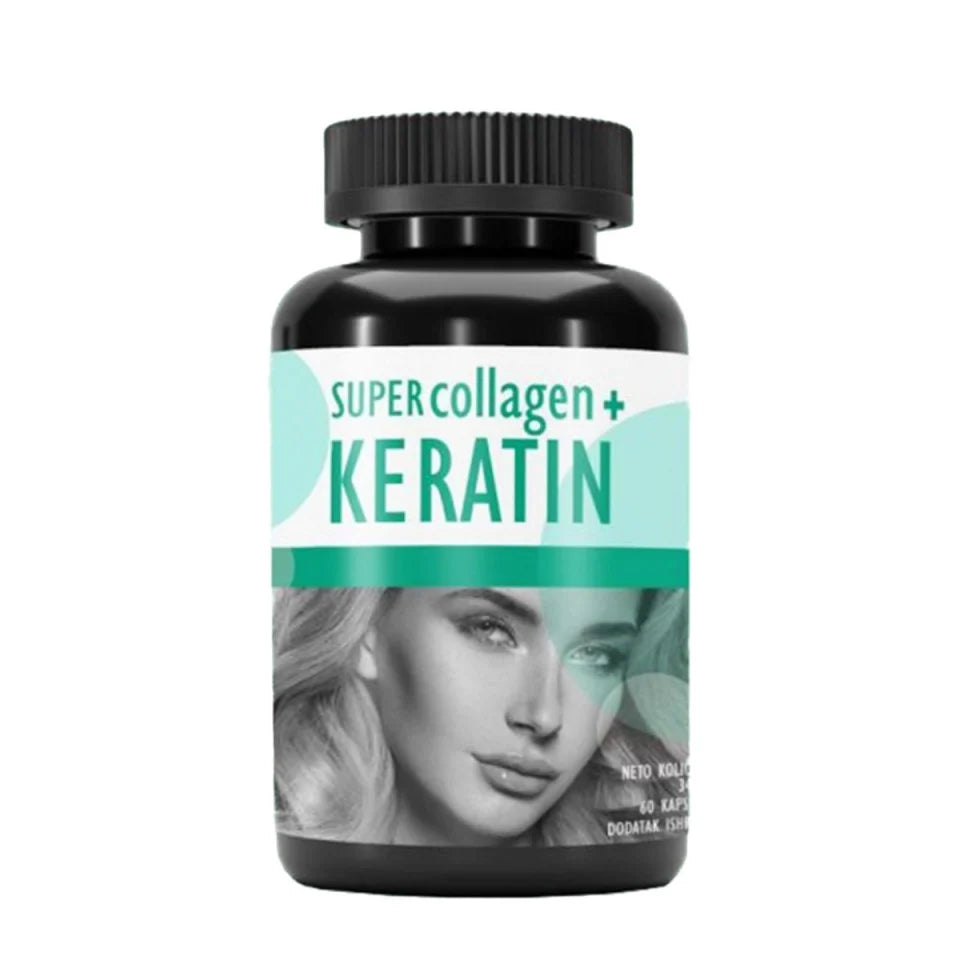 Aleksandar MN Super Collagen + Keratin – Kolagen, keratin i biotin za kosu | 60 kapsula
