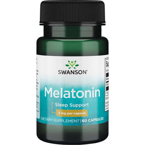 Swanson Melatonin, 3 mg, 60 Kapsula – Podrška Zdravom Snu - Dobrobit