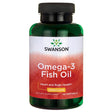 Swanson Omega-3 Riblje Ulje s Limunom, 150 Gel Kapsula - Zdravlje Srca i Mozga - Dobrobit
