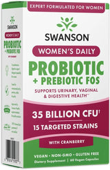 Swanson Women’s Daily Probiotic + Prebiotic FOS – Probiotik za Žene (35 mlrd CFU)