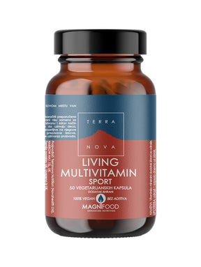Terranova Living Multivitamin Sport, 50 Kapsula - Energija i Izdržljivost - Dobrobit