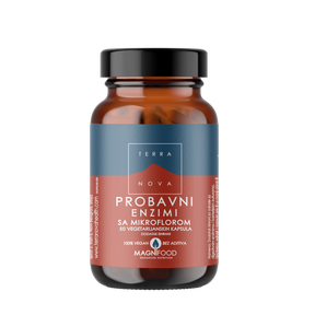 Terranova Digestivni Enzimi sa Mikroflorom - Podrška Probavi, 50 Kapsula - Dobrobit