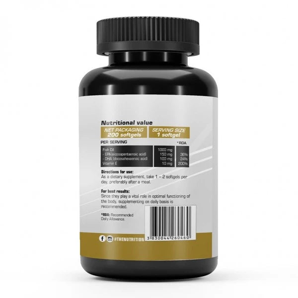THE Nutrition THE Omega 3 – 200 kapsula (EPA + DHA + Vitamin E)