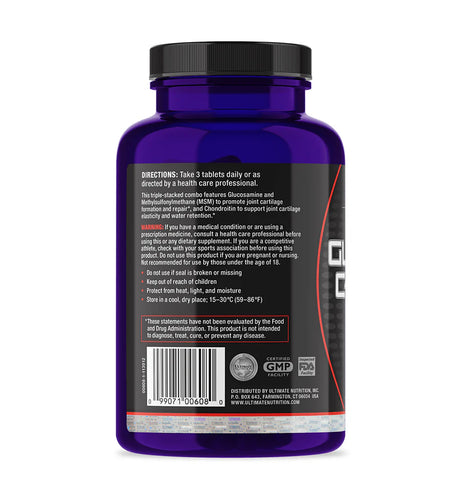 Ultimate Nutrition Glucosamine Chondroitin Msm – Suplement Za Zglobove i Ligamente