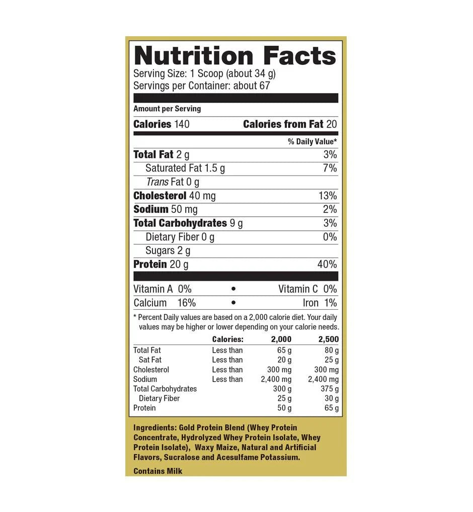 Ultimate Nutrition Whey Gold  – Prirodni Whey Protein za Rast Mišića