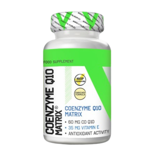 Vitalikum Co Q10 Matrix – Koenzim Q10 i Vitamin E za Energiju i Zdravlje Srca - Dobrobit